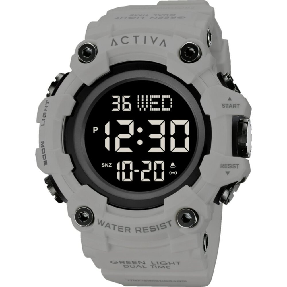 Activa Kadron X Invicta Digital Men's Watch - 53mm, Grey (ACW1968-008)